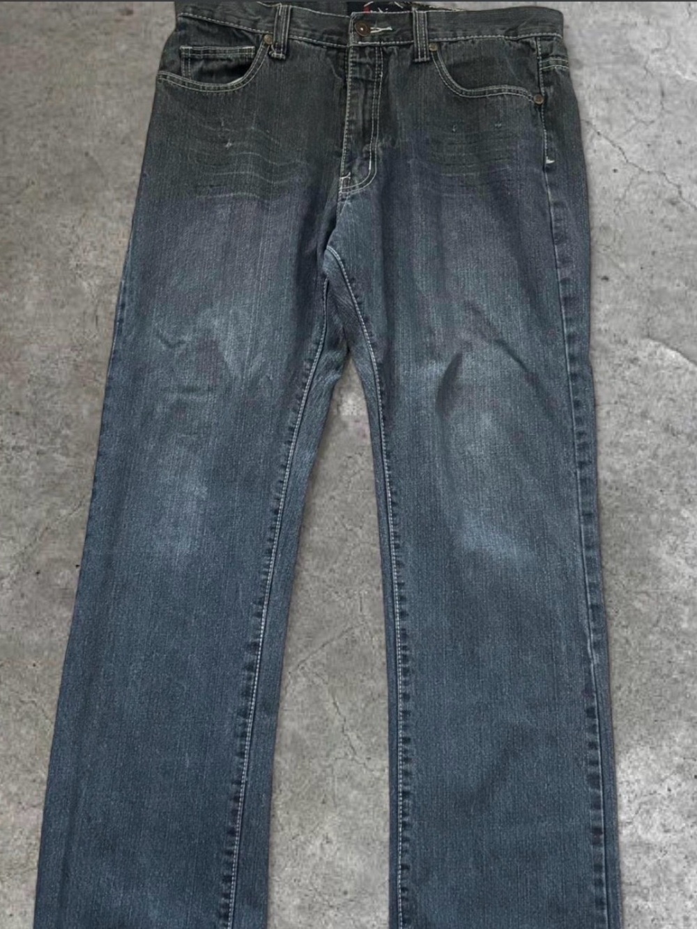 Indigo Straight-Leg Jeans